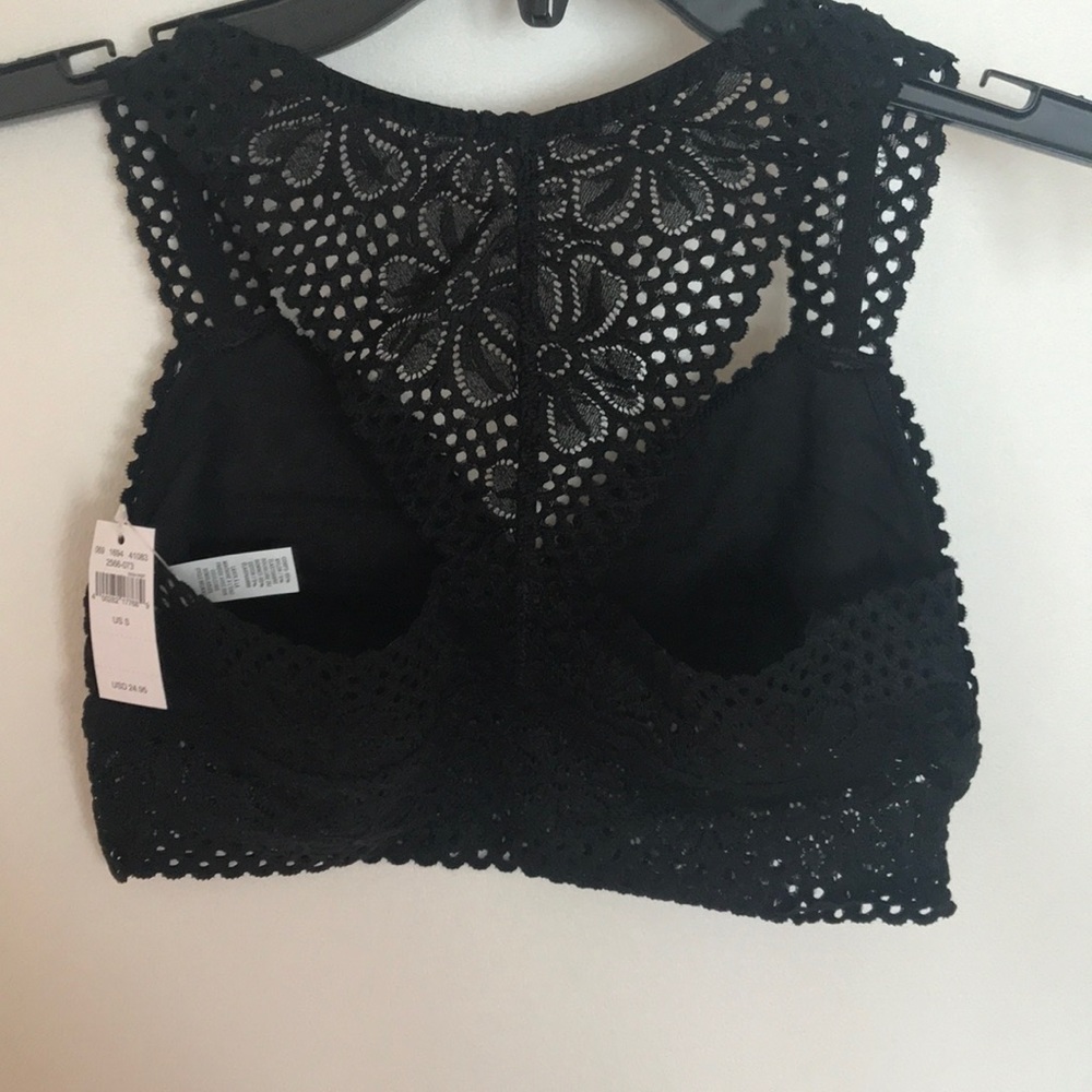 Aerie Black Lace Bralet - Picture 3 of 4